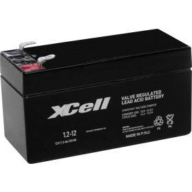   Akkumulátor 12V 1.2Ah, biztonságtechnikai rendszerekhez és játékokhoz X-CELL