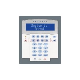   Paradox K641R 32 karakteres kék LCD kezelő, beépített kártyaolvasóval
