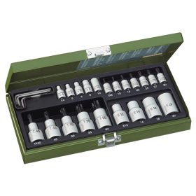   PROXXON Torx dugókulcs készlet 1/4", 1/2" 24db-os (23102PROXXON)