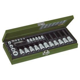   PROXXON Torx dugókulcs készlet 1/4", 1/2" 29db-os (23103PROXXON)