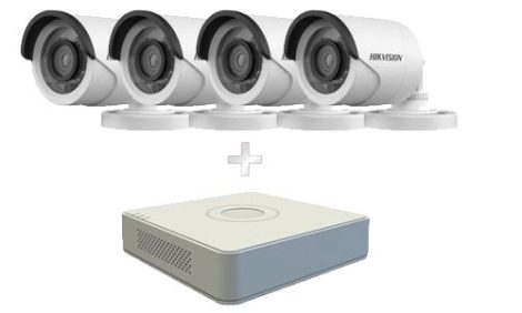 Akciós Hikvision 4 csatornás FullHD kamera szett (2MP)