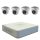 Akciós Hikvision 4 csatornás FullHD kamera szett (2MP) (dome kamera)