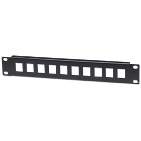   Manhattan Patch panel - Üres patch panel, 10 portos, 10" 1U, Fekete (714860)