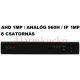 Sec-CAM AHDPRO-8101 GALAXY, 8 csat. AHD (1MP) / analóg / IP (1MP) TRIPLA HIBRID rögzítő (DVR/HVR/NVR) - 8cs dvr, digitális videó rögzítő, ahd, analóg, ip kamerákhoz
