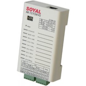   SOYAL AR727CM, RS232/RS485 átalakító 10 Mbps 10 Base-T Ethernetre