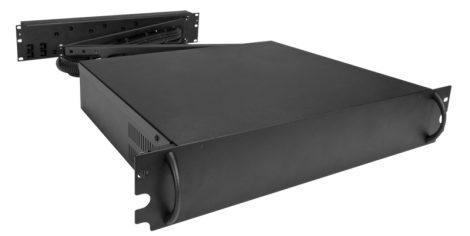 Pulsar ARAD-S2 2U vízszintes doboz riasztőközpontokhoz, 19" 800-1000mm mély szekrényekbe, 1x 7Ah akkumulátor hely