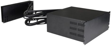 Pulsar ARAD-S4 4U vízszintes doboz riasztőközpontokhoz, 19" 800-1000mm mély szekrényekbe, 1x 7Ah/17Ah akku hely