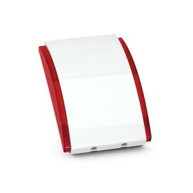   Satel ASP-215 R ABAX2 vezeték nélküli beltéri sziréna, piros, 3 fajta hangjelzés
