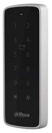 Dahua ASR2201D-B Mifare kártyaolvasó (13,56 MHz), RS-485/Wiegand kimenet, billentyűzet, kültéri, bluetooth