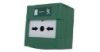 AST-EBG-R2Z Reszetelhető vészkijárat ajtó nyitó (zöld) szimbólummal. 2 NC/NO kontakt