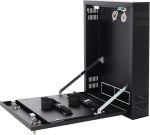   Pulsar AWO528 Függőleges zárható fali szekrény DVR/NVR eszközökhöz, max. rögzítő méret: 260x250x55 mm, fekete