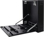   Pulsar AWO529 Függőleges zárható fali szekrény DVR/NVR eszközökhöz, max. rögzítő méret: 375x335x95 mm, fekete