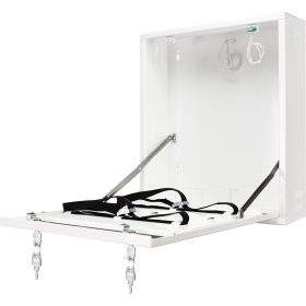   Pulsar AWO529W Függőleges zárható fali szekrény DVR/NVR eszközökhöz, max. rögzítő méret: 375x335x95 mm, fehér