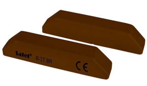Satel B-1T BR Mágneses nyitásérzékelő, felületre szerelhető, csavarkötéses, barna