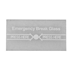   YLI CPK-860-GLASS-ENG Csereüveg a CPK-860 típusú kézi jelzésadókhoz, angol felirattal