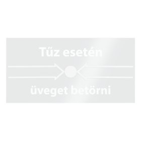   YLI CPK-860|GLASS-TUZ Csereüveg a CPK-860 típusú, betörhető kézi jelzésadóhoz