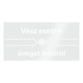   YLI CPK-860|GLASS-VESZ Csereüveg a CPK-860 típusú, betörhető kézi jelzésadóhoz