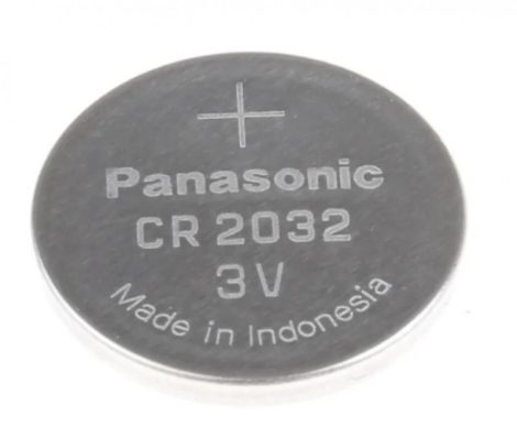 Panasonic CR2032-1B-PAN Lítium gombelem, 3 V, 20x3,2 mm, 220 mAh, nem újratölthető