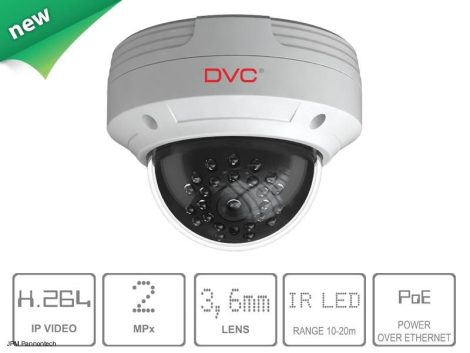 DVC DCN-VF323 2Mp Vandálbiztos dome kamera Fix objektívvel