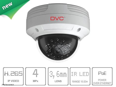 DVC DCN-VF743 4Mp vandálbiztos dome kamera fix objektívvel