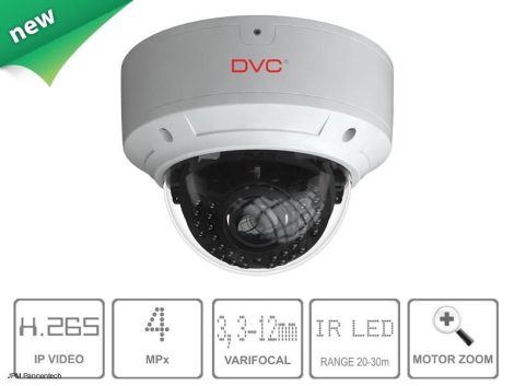 DVC DCN-VV743A IP vandálbiztos dome kamera varifokális objektívvel