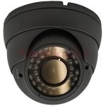   DE-1200D30HOU kültéri kamera, dome, CMOS 1200TVL, 2.8-12mm, IR távolság 25m, sötétszürke