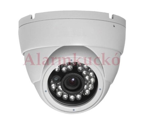 DE-6001D20W 1/3.7 CMOS, 600TVL, 24 IR led, 3.6mm, fehér (kültéri/beltéri)