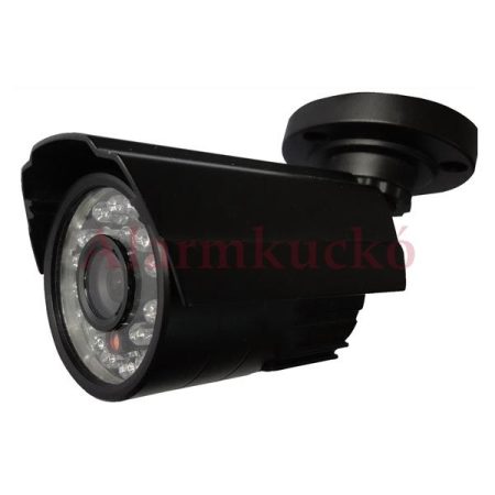 DE-8502C20 kültéri kamera, kompakt, CMOS 850TVL, 3.6mm, 15m IR távolság, fekete