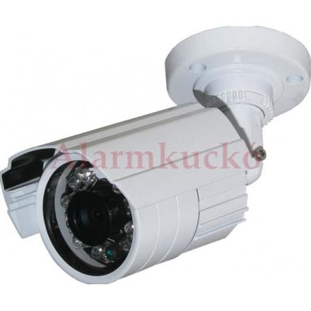 DE-8502C20 kültéri kamera, kompakt, CMOS 850TVL, 3.6mm, 15m IR távolság, fehér