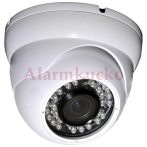   DE-9001D20H kültéri kamera, dome, CMOS 900TVL, 3.6mm, IR távolság 15m, fehér