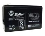    DIAMEC DM12-7.2UPS akkumulátor biztonságtechnikai rendszerekhez és elektromos játékokhoz,
