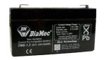    DIAMEC DM6-1.3 akkumulátor biztonságtechnikai rendszerekhez és elektromos játékokhoz