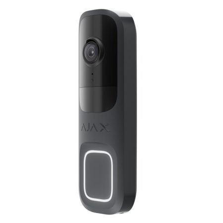 Ajax DOORBELL-GRAPH DoorBell vezeték nélküli video-kaputelefon, kültéri, grafit (sötétszürke) Ajax DOORBELL-GRAPH DoorBell vezeték nélküli video-kaputelefon, kültéri, grafit (sötétszürke)
