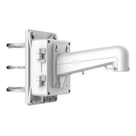   Hikvision DS-1602ZJ-box-pole Kültéri fali tartó 5" speed dómhoz, kötődobozzal, oszlopkonzollal, 67-127 mm átmérőhöz