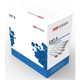   Hikvision DS-1LN6-UE-W UTP fali kábel, cat6, 305 fm, dobozos kiszerelés, 0,53 mm rézmag