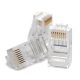 Hikvision DS-1M5EUA-15U/100PCS RJ45 csatlakozó, UTP fali kábelre (tömör), cat5e, önkioltó UL94V-2, 100 db/doboz, 8P8C