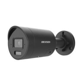   Hikvision DS-2CD2086G2H-I2U/SL-B(2.8)/eF 8 MP WDR fix EXIR AcuSense IP csőkamera, mikrofon, fény- és hangriasztás, fekete