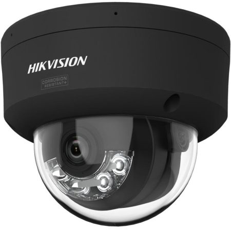 Hikvision DS-2CD2147G3-LIS2UY-B (2.8mm) 4 MP WDR fix ColorVu IP dómkamera, IR/láthatófény, hang I/O, riasztás I/O, mikrofon, NEMA 4X, fekete