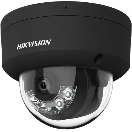 Hikvision DS-2CD2167G2H-LISU-B(2.8mm)(eF 6 MP WDR fix ColorVu IP dómkamera, IR/láthatófény, hang I/O, riasztás I/O, mikrofon, fekete