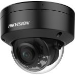   Hikvision DS-2CD2187G2H-LISU-B(2.8mm)(eF 8 MP WDR fix ColorVu IP dómkamera, IR/láthatófény, hang I/O, riasztás I/O, mikrofon, fekete