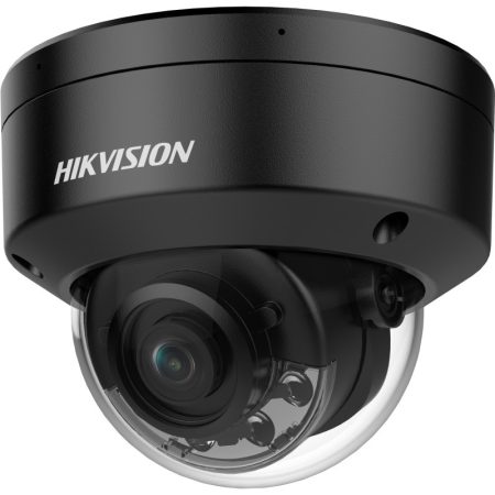 Hikvision DS-2CD2187G2H-LISU-B(2.8mm)(eF 8 MP WDR fix ColorVu IP dómkamera, IR/láthatófény, hang I/O, riasztás I/O, mikrofon, fekete