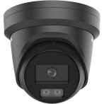   Hikvision DS-2CD23123G2-LI2UY-B (2.8mm) 12 MP WDR fix AcuSense IP turret kamera, IR/láthatófény, beépített mikrofon NEMA 4X, fekete
