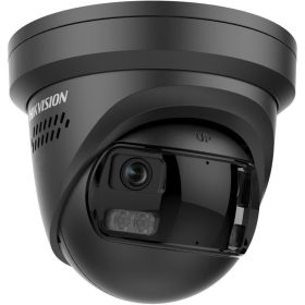   Hikvision DS-2CD23127G3P-LIS2UY/SL-B(180 12 MP fix ColorVu AcuSense IP panoráma turret kamera, IR/láthatófény, fény- és hangriasztás, fekete