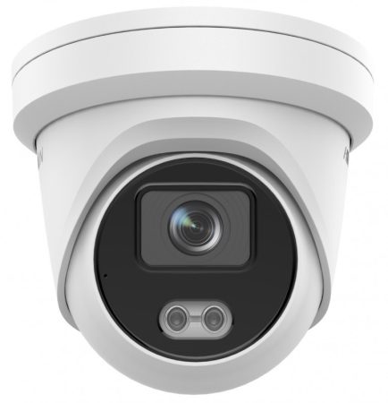 Hikvision DS-2CD2327G2-LU (2.8mm)(C) 2 MP WDR fix ColorVu AcuSense IP turret kamera, láthatófény, beépített mikrofon