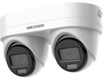   Hikvision DS-2CD2343G2D-LIZ2UY/SL(2.8/4m 4 MP AcuSense IP dual-lens turret kamera,IR/láthatófény,beépített mikrofon,fény-/hangriasztás,NEMA4X
