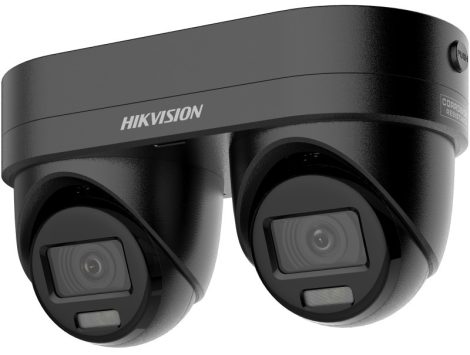 Hikvision DS-2CD2343G2D-LIZ2UY/SL-B2.8/4 4 MP AcuSense IP dual-lens turret kamera,IR/láthatófény,beépített mikrofon,fény-/hangriasztás,NEMA4X