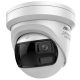 Hikvision DS-2CD2363G2P-LISU/SL(180) 6 MP WDR panoráma IP turret kamera, IR/láthatófény, fény- és hangriasztás, beépített mikrofon