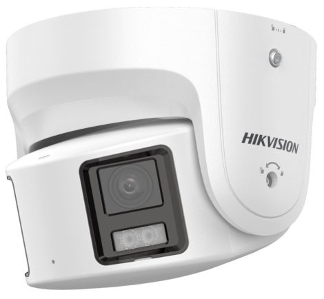 Hikvision DS-2CD2387G2P-LSU/SL(4mm)(C) 8 MP fix ColorVu AcuSense IP panoráma turret kamera, láthatófény, fény- és hangriasztás