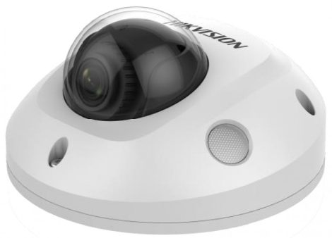 Hikvision DS-2CD2543G2-IS (4mm) 4 MP WDR fix EXIR IP mini dómkamera, hang I/O és mikrofon, riasztás I/O