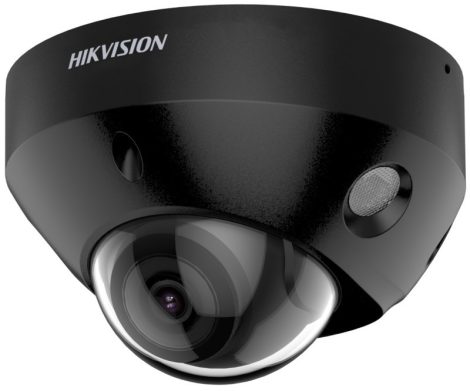 Hikvision DS-2CD2547G2-LS-B (2.8mm)(C) 4 MP WDR fix ColorVu AcuSense IP mini dómkamera, riasztás I/O, hang I/O, mikrofon, fekete